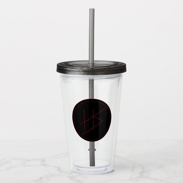 Verre En Acrylique Culbuteur hellénique de peine (Devant)