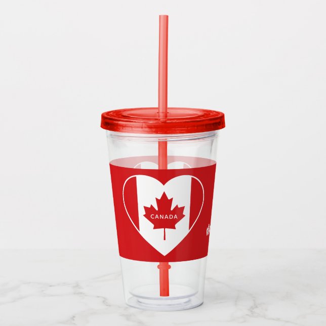 Verre En Acrylique Culbuteurs nommés faits sur commande d'amour du (Devant)