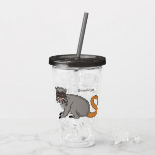 Verre En Acrylique Cute Emperor Tamarin illustration