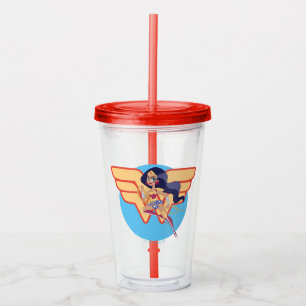 Verre En Acrylique DC Super Hero Girls Wonder Woman