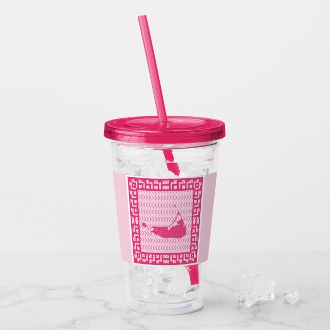 Verre En Acrylique De Cette Façon Nantucket Plastic To Go Cup (Devant glace)