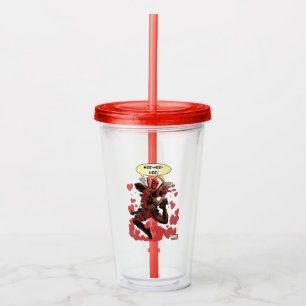 Verre En Acrylique Deadpool Cupid
