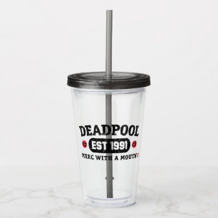 Verre En Acrylique Deadpool Est. 1991