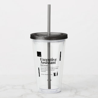 Verre En Acrylique Définition de l'EA Effacer Tumbler