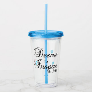 Verre En Acrylique Desire To Inspire Tumbler