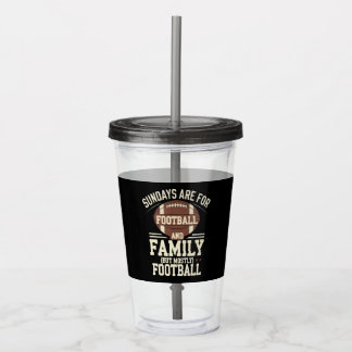 Verre En Acrylique dimanche sont pour le football et la famille, mais
