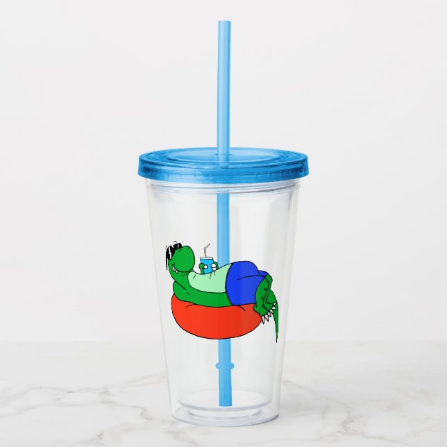 Verre En Acrylique dinosaure (Devant)