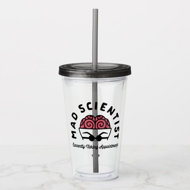 Verre En Acrylique Docteur Finklestein - Scientifique Mad (Devant)