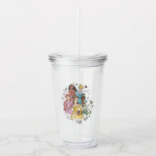 Verre En Acrylique Doodles Disney Princess Marker