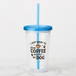 Verre En Acrylique Drôle chien amoureux Mug Chien Maman Chien Papa
