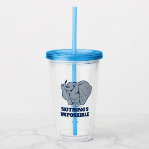 Verre En Acrylique Dumbo  Dédouanement du dessin humoristique