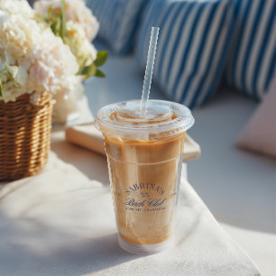 Verre En Acrylique Elégant Bachelorette Bach Club Rétro