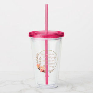 Verre En Acrylique Emma De Jane Austen Citation I - Style Cute