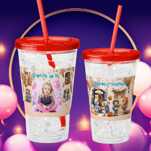 Verre En Acrylique Enfants sur Halloween Tumbler Acrylique Anniversai