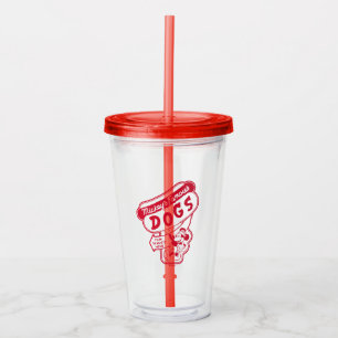 Verre En Acrylique Enseigne de hot dog Mickey Mouse vintage