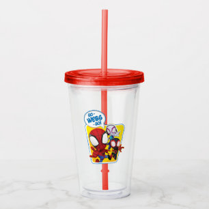 Verre En Acrylique Équipe Spidey : Go-Webs-Go!