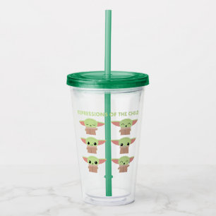 Verre En Acrylique Expressions du tableau illustré de l'enfant