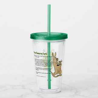 Verre En Acrylique Farting Kangaroo