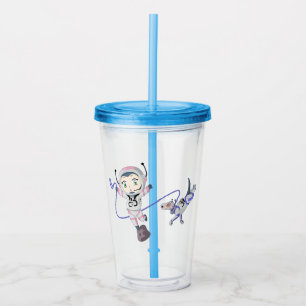 Verre En Acrylique Fille Astéroïde