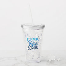Florida Virtual School Tumbler Acrylique