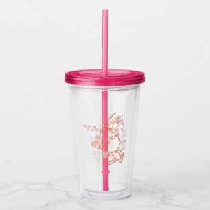 Verre En Acrylique Frais comme une marguerite graphique floral minima