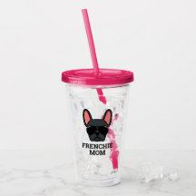 Frenchie Chien Maman Noir Chien Français