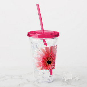 Verre En Acrylique Gerbera Daisy