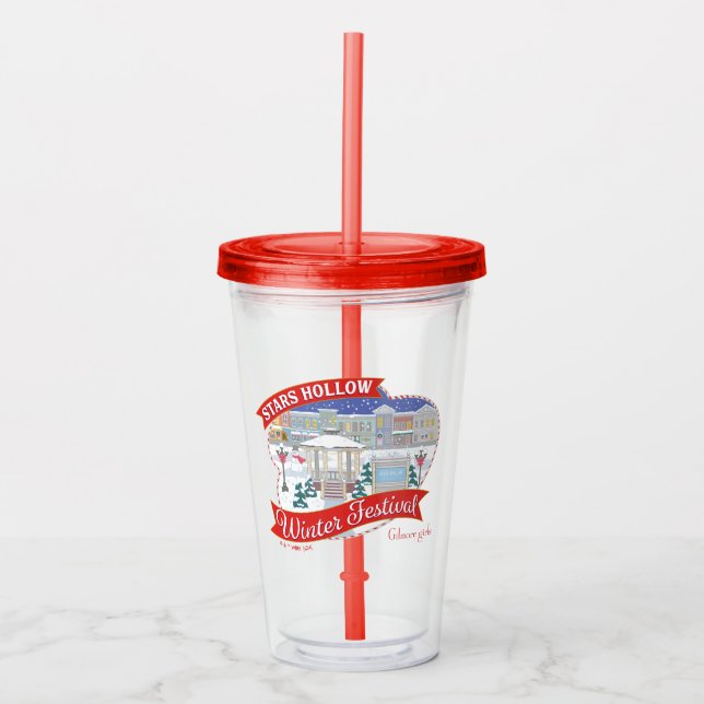 Verre En Acrylique Gilmore Girls | Stars Hollow Winter Festival (Devant)