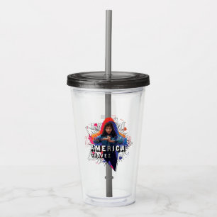 Verre En Acrylique Graphique de caractères étoilés America Chavez