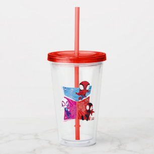 Verre En Acrylique Graphique du panneau d'action de l'équipe Spidey