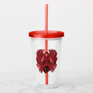 Verre En Acrylique Graphisme de sorcière écarlate