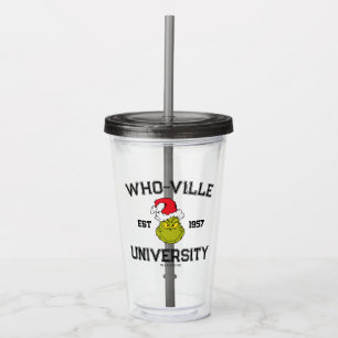 Verre En Acrylique Grille Who-ville University Est 1957