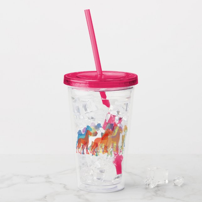 Verre En Acrylique Groupe Dogue Allemand moderne (Devant glace)