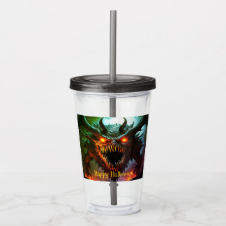 Verre En Acrylique Halloween Monstre Géant