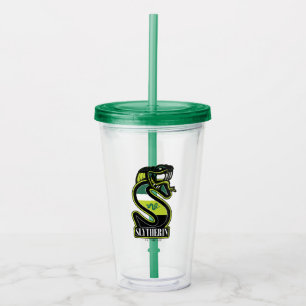 Verre En Acrylique HARRY POTTER™   SLYTHERIN™ Badge sportif
