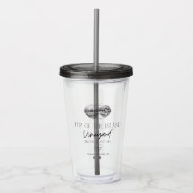 Haut de l'île Vaisseau en acrylique Tumbler