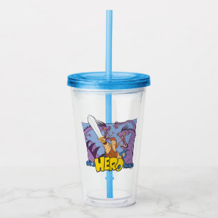 Verre En Acrylique Hercule contre Hydre - C'est une CHOSE de HÉROS Tu