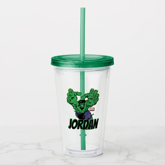 Verre En Acrylique Hulk Retro Grab (Devant)