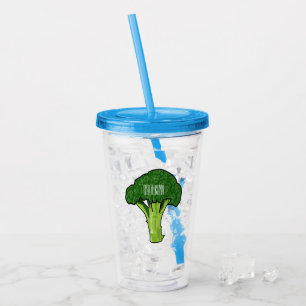 Verre En Acrylique Illustration de Broccoli
