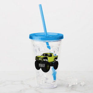 Verre En Acrylique Illustration de camion monstre