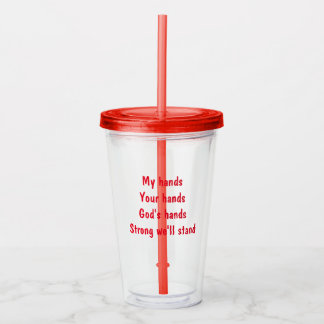 Verre En Acrylique Inspirational Tumbler