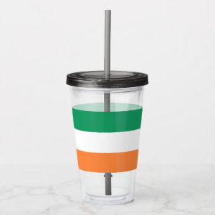 Verre En Acrylique Irlande National Flag, standard irlandais, bannièr