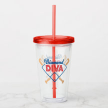 Jeu de baseball et d'amoureux du softball Tumbler