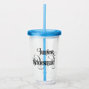 Verre En Acrylique Jeune Bridesmaid