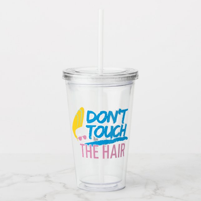 Verre En Acrylique Johnny Bravo - Ne touchez pas le graphique des che (Devant)