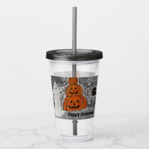 Verre En Acrylique Joyeux Halloween
