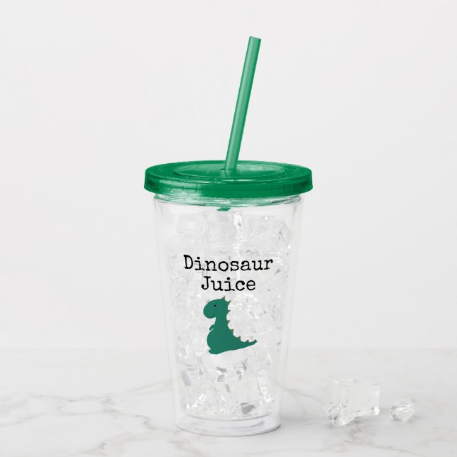 Verre En Acrylique Jus de dinosaure (Dos glace)