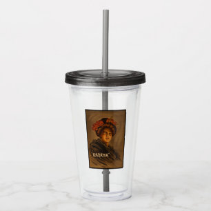 Verre En Acrylique Karama : Jouer la romance japonaise Geisha