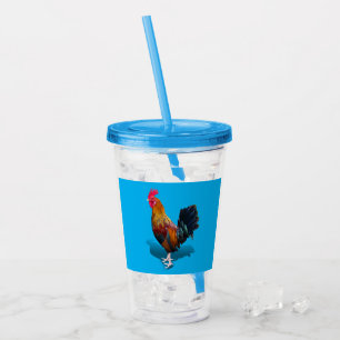 Verre En Acrylique Key West - Rooster tzigane