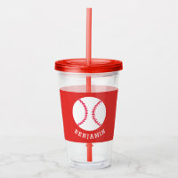 Kids Sports Baseball Athletic Personnalisé Rouge